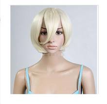 Zhao07900300 + _ + 406 Для женщин девушки сексуальные короткие прямые волосы, блонд парики Косплэй вечерние полный аниме крылья хеталия и страны 2024 - купить недорого