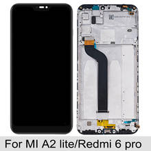 For Xiaomi Redmi A2 LITE LCD Display Touch Screen Digitizer Assembly Replacement With Frame For Xiaomi Redmi 6 Pro 2024 - buy cheap