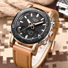 2022 LIGE New Sport Mens Watches Top Brand Luxury Men's Quartz Multifunction Clock Waterproof Military Army Double Display Watch 2024 - buy cheap