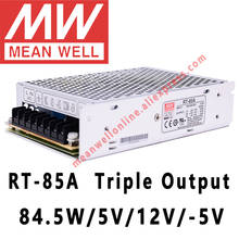 Poço médio RT-85A 5 v/12 v/-5 v ac/dc 84.5 w triple output fonte de alimentação de comutação meanwell loja online 2024 - compre barato