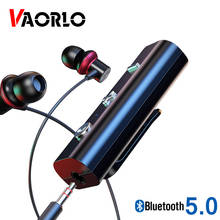 VAORLO-receptor Bluetooth 5,0 con micrófono, manos libres, Adaptador de Audio con conector AUX 3,5, Adaptador inalámbrico para auriculares y altavoces 2024 - compra barato