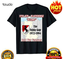 11th Armored Cavalry Regiment - Army Fulda Gap vets T-shirt Vintage Men Gift Tee 2024 - buy cheap