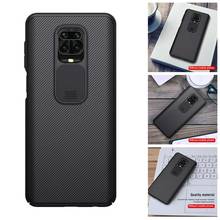 For Xiaomi Redmi Note 9 Pro/Note 9 Pro Max/Note 9S Nillkin Case Cover Lens Protective Plastic Camera Slide Case Dropshipping 2024 - buy cheap