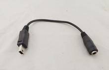1 шт. мини USB до 3,5 мм микрофонный кабель-адаптер для GoPro Hero 3 3 + камера 15 см 2024 - купить недорого