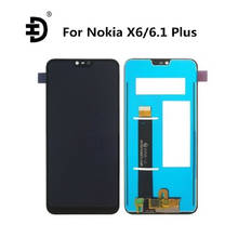 HD 5.8" LCD Screen For Nokia X6 6.1 Plus LCD Display Touch Digitizer Screen For Nokia X6 TA-1099 TA-1103 TA-1083 TA-1099 Display 2024 - купить недорого