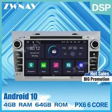 Radio multimedia con GPS para coche, reproductor con Android 10,0, PX6, 4 GB + 64 GB, Navi, estéreo, para opel, Vauxhall, Astra, H, G, J, Vectra, Antara, Zafira, Corsa 2024 - compra barato