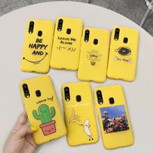 Phone Case For Samsung Galaxy A20E A20 E Soft TPU Silicone Yellow Candy Patterned Protective Cover Cases Fundas For Samsung A20E 2024 - buy cheap