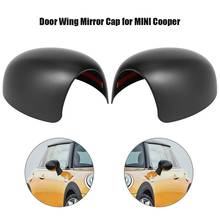 1Pair Side Mirror Cover Rearview Door Wing Mirror Cap for BMW MINI Cooper R50 R53 2001-2008 R52 2004-2007 489120050 489120060 2024 - buy cheap