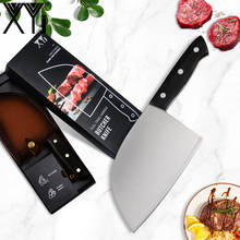 XYj Chinese Cleaver Butcher Knives Set Handmade Outdoor Camping Serbian Chef Knife Tool Gift Sheath  Meat Poultry Seafood Tools 2024 - buy cheap