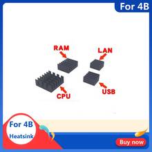 4pcs For Raspberry Pi 4B Aluminum Heatsink Radiator Cooler Kit for Raspberry Pi 4 2024 - buy cheap