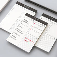 1pcs Small Paper Memo Pad Daily Planner Office Desk Check List Notepad To Do List Schooll Office Stationery 2024 - buy cheap