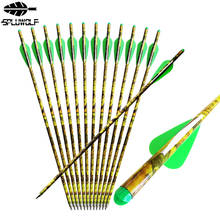 12PCS 13.5 16 17 18 20 Inches Archery Shooting Carbon Arrows Crossbow Bolt Bow and Arrows for Hunting 2024 - buy cheap