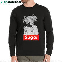 Cartoon Long Sleeve Tee Tops Japanese Anime No Hero Academia Ahegao Waifu Toga Sugoi Printed Geek Tshirts Fashion Men T-shirt 2024 - buy cheap