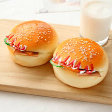 Simulation Burger Model Decoration Photography Props Fake Bread Home  Decorat Resin Crafts Ornaments 2024 - buy cheap