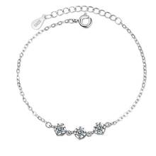 Nueva personalidad estereoscópica cubo geométrico 925 Plata de Ley moda joyería transferencia cuentas cristal mujeres pulseras B187 2024 - compra barato