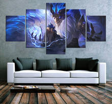 Storm Dragon Aurelion Sol(League of Legends), póster de juegos, decoración de pared, pinturas para decoración de dormitorio, sin marco 2024 - compra barato