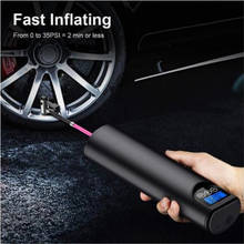 12V 150PSI Rechargeable Air Pump Tire Inflator Cordless Portable Compressor Digital Car Tyre Pump for Car Bicycle Tires Balls 2024 - buy cheap