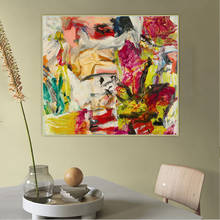 Willem De Kooning-lienzo De pintura al óleo "Untitled", arte De pared, estética occidental, decoración De arte para el hogar, sala De estar, decoración Interior 2024 - compra barato