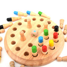 Wooden Memory Match Stick Chess Game Kids Children Preschool Math Learning Toy Gift For Kid Game Chess Game 2024 - compre barato
