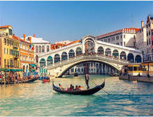 JMINE-pintura diamante 5D DIY "paisaje de la ciudad de Venecia", puente del río, kits de punto de cruz, pintura 3D escénica por diamantes 2024 - compra barato
