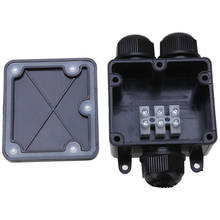 1pc 3-way IP68 Waterproof Junction Box With 10A Terminals Screws Electrical Terminal Box Distribution Cable Wire Connector 2024 - buy cheap