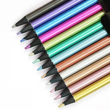 Lápiz metálico de 12/18 colores, lápices de colores para dibujar, bocetos, pintura, suministros de arte 2024 - compra barato