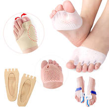 1Pair Silicone Forefoot Pads Gel Insoles Hallux Valgus Bunion Corrector Finger Toe Separators Cushion Bone Thumb Correctors 2024 - buy cheap