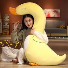 130cm New Huggable Big Plush Duck Toy Giant Size Sky Long Neck Goose Lifelike Dinosaur Animal Doll for Kids Birthday Gift 2024 - buy cheap