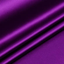 Шелковая ткань фиолетовая Высококачественная нарядная шелковая атласная одежда для королевы 2024 - купить недорого