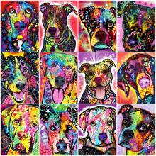 Evershine-Kit de pintura con diamantes 5D DIY, bordado de perro, animales, punto de cruz, mosaico de diamantes de imitación, imagen para decoración del hogar 2024 - compra barato