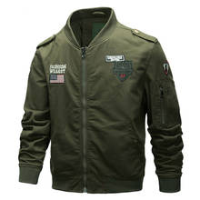 Fashion Army Jackets Men Pilot Thin Jacket Men's Baseball Uniform Tactical Men's Bomber Jacket Stand-collar Jackets For Men 2024 - buy cheap
