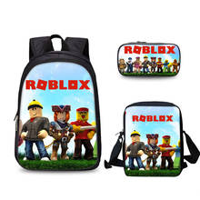 3 set Kids Popular Game Backpack New School Bags for Teenagers Boys and Girls Kids School Backpack mochila mujer 2024 - buy cheap
