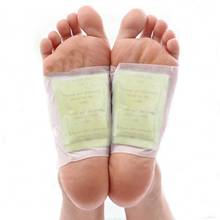 Оригинальный Детокс-пластырь для ног, бамбуковые Детокс-подушечки для ног, приспособление для ухода за ногами, улучшение сна, похудение, улучшение кожи, подушечки для ног 2024 - купить недорого