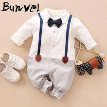 Bunvel/осенне-весенние детские комбинезоны в стиле пэчворк; Одежда для маленьких девочек; Белый галстук; Одежда для малышей; Комбинезоны для мальчиков; Детский костюм 2024 - купить недорого
