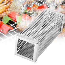 6Inch Stainless Steel Square BBQ Wood Pellet Grill Smoker Tube Smoke Generator Mesh Pipe For Outdoor Hot Or Cold Smoking 2024 - buy cheap