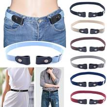 Cinturón elástico Invisible ajustable para mujer y hombre, cinturón elástico sin hebilla, para pantalones vaqueros, para vestido, novedad de 2019 2024 - compra barato
