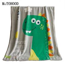 MOTOHOOD Dinosaur Winter Kids Boys Girls Blanket Wrap Fleece Baby Swaddle Sleeping Bag For Newborns Baby Bedding Blanket 2024 - buy cheap