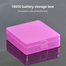 4 слота 18650 Коробка для хранения перезаряжаемых батарей Красочный прозрачный пластиковый чехол 4 секции оборудование утолщенный держатель батареи 2024 - купить недорого