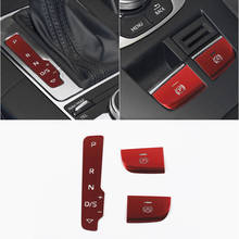 Botones de freno de mano electrónico, decoración de lentejuelas, pegatina embellecedora para consola central de coche, Gearshift, para Audi A3 8V 2013-2018 LHD 2024 - compra barato
