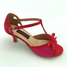 New Fashion womens latin dance shoes ballroom salsa shoes tango shoes wedding & party shoes 6269RR low heel high heel 2024 - buy cheap