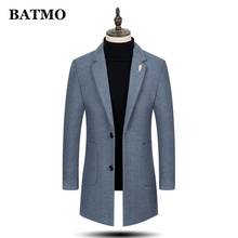 BATMO-gabardina informal de lana para hombre, chaquetas de lana, talla grande, M-4XL, M815, otoño e invierno, novedad de 2020 2024 - compra barato