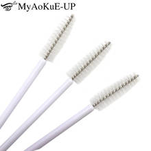 Wholesale 200pcs Cosmetic Eyelash Brushes Disposable Mascara Applicator Wand Brush Nylon Makeup Tool Lash Brushes 2024 - buy cheap