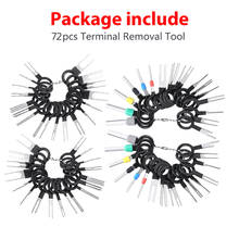 72pc Steel Spring Plate Wire Terminal Removal Tool Car Motorcycle Auto  Electrical Wiring Crimp Connector Pin Electronic Devices 2024 - buy cheap