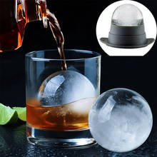 Tamanho grande 6 cm módulo de hóquei no gelo uísque bola molde barra acessórios silicone macio cocktail ice cube maker ferramentas da cozinha do molde 2024 - compre barato