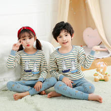 Children Pajamas Sets Baby Girls Boys Clothes Cartoon Sleepwear Pajama Sets Cotton Kids Pajamas Set 2pcs Top+pant Nightwear Suit 2024 - buy cheap