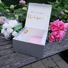 personalized will you be my bridesmaid box, white maid of honor proposal  gift boxes cutom Groomsman proposal gift boxes set, 2024 - buy cheap