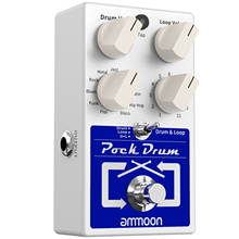 ammoon PockDrum Drum & Loop Guitar Effect Pedal 3 Modes 11 Drum Styles 11 Rhythm Types Built-in Looper Dub Tracks Tap Tempo 2024 - buy cheap