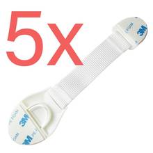 5pcs/Lot Drawer Door Cabinet Cupboard Toilet Safety Locks Baby Kids Safety Care Plastic Locks Straps Infant Baby Protection 2024 - buy cheap