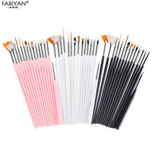 15pcs/Set Painting Nail Art Drawing Design Dotting Liner Pen Brush DIY Design Tips UV Manicure Tool Acrylic Fan Builder Carving 2024 - buy cheap