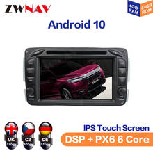 Tela ips android 10 para mercedes-benz ml w203, reprodutor multimídia de carro, navegação, áudio, rádio, estéreo, unidade principal 2024 - compre barato